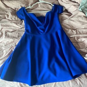 Blue dress